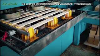 Photovoltaic Wood Pallet Nailing Machine CNC Double Working Station Front and Back Horizontal Type