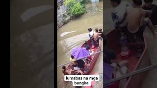 Pasada ng bangka  tuwing baha #trending #viral