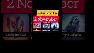 Gemz combo 2 november | 2 november gemz combo cards |today gemz combo