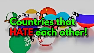 Countries that HATE each other! (3D Countryballs)