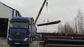 Будни дальнобоя🚚Перевозка труб. Отравление Кофе🤢