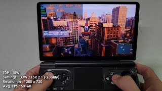 GPD WIN MINI (Ryzen 8840U) Game test - Marvel's Spider-Man Remastered