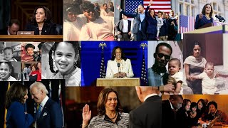 Kamala Harris' s life (childhood photo) vis president of United State