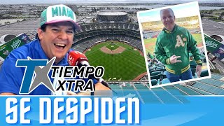 OAKLAND ATHLETICS SE DESPIDEN Y DAVID DESTÁ EN EL ESTADIO