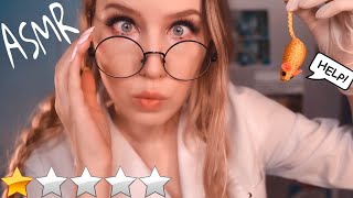 АСМР 😱 ОСМОТР ТВОЕГО ПИТОМЦА 🔎 Ужасный Ветеринар | ASMR Worst Reviewed Veterinarian [+Sub]