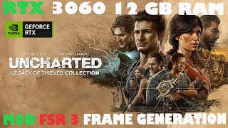 Uncharted 4: A Thief's End Intel Core I5 11400f Rtx 3060 GALAXY 12Gb Ram 16Gb Ram 3000Mhz MOD FSR 3