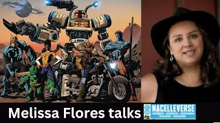 Melissa Flores talks the Nacelleverse! #bikermicefrommars #sectaurs