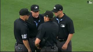 Miles Mikolas Ejected after throwing at Ian Happ