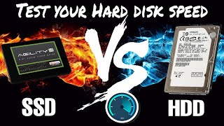 How To Test the Speed Of Your Hard Drive| Benchmark SSD Vs HDD Read and Write Speeds on Windows 10