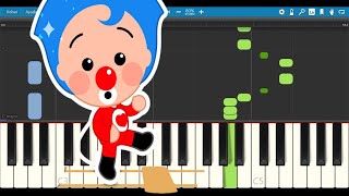 El tren de Plim Plim - Clases de piano - El payaso plim plim - Piano fácil - Plim plim - Easy piano