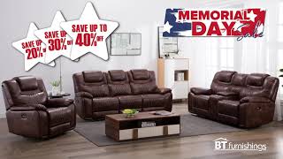 Memorial Day Sale Event 2021 | BT Furnishings