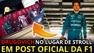 DRUGOVICH APARECEU NO LUGAR DE STROLL EM MURAL OFICIAL DO GP DE AUSTIN - ÚLTIMAS NOTÍCIAS DA F1 HOJE