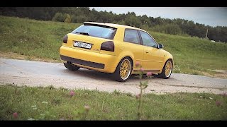 Yellow Audi S3