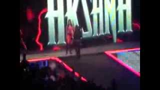 WWE Raw Aksana Entrance Live Birmingham 2012