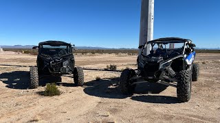 Little Wet and Muddy ride - Pair of CanAm X3’s on the fire roads