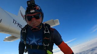 Captain America - Skydiving Version [ Action Cam Alba ] jump 440