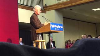 Bill Clinton in Fairfield, Iowa Jan 29,  2016