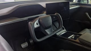 Как снимается накладка TESLA MODEL X PLAID