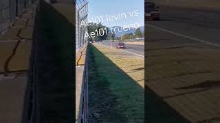 ae101 Levin vs ae101 trueno #shorts #racing