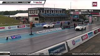 Nissan 370Z auto VS 370z Nismo manual 1/4 mile run at Santapod