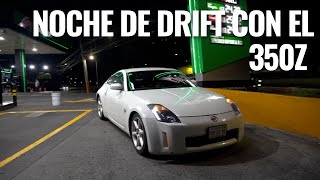 Salimos a driftear el 350z en las calles de la CDMX!!! (Termina extremadamente bien)