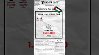 stop genosida  #fakta #palestine #shortsvideo #randompostnews