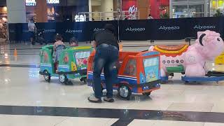 Ate Steph & Sara (Kiddie Car Race) 😅