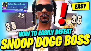 How to Defeat SNOOP DOGG BOSS & Mythic Drum Gun Gameplay - Fortnite Remix Chapter 2