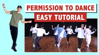 BTS PERMISSION TO DANCE | STEP BY STEP WITH EXPLANATIONS (EASY TUTORIAL)