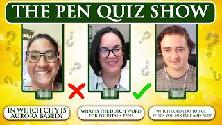 The Pen Quiz Show - #2 - Azizah Asgarali, Vanessa Langton and Aidan Bernal