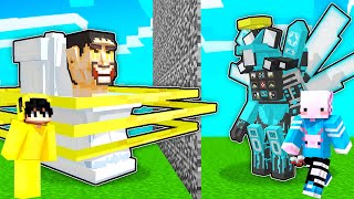 TİTAN ASTRO VS DİAMOND SPEAKER MAN! | Minecraft