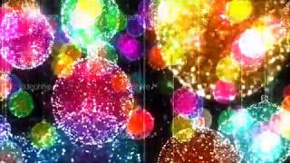 Christmas Colorful Video Background Animation Loop 4K UHD