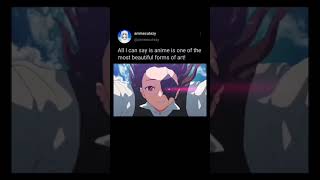 Fan Animation | All I can say is Anime is one of the most beautiful forms of Art🎨  | Anime love