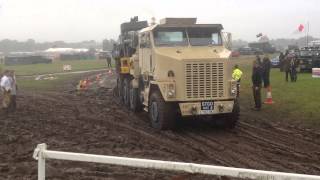 M1070 Oshkosh and M10 tank destroyer at War and Peace 2015