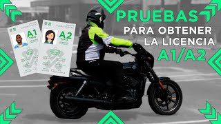 Pruebas de la Certificación para conducir motocicleta en la Ciudad de México - Licencias A1 y A2