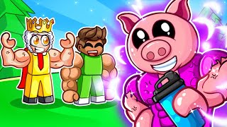 Předstírám NOOBA v Roblox MUSCLE LEGENDS, potom se stanu NEJSILNĚJŠÍM!