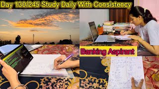 Day 130/245 Study Daily With Consistency ||Target Bank Exams 2024||