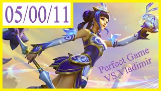 The Perfect Game ✔ Porcelain Lux VS Vladimir - Full Gameplay MID - League of Legends