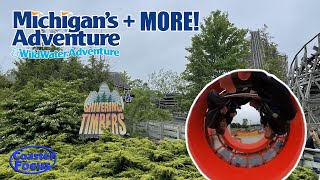 Riding Coasters at Michigan's Adventure and MANY Other Places! Michigan's Adventure Vlog