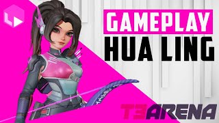 🔥Hua ling new Heroe Gameplay | T3 Arena