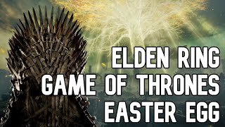 The Game of Thrones Easter Egg in Elden Ring | The Iron Throne Reference