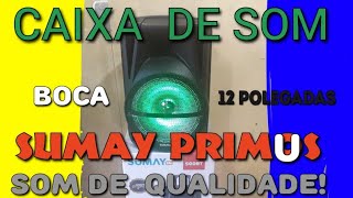 CAIXA DE SOM TEDGE OU SUMAY PRIMUS BOCA 12? veja as funções e características!