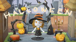 ACNH Halloween design ideas! trick-or-treat alleyway 🎃 | @imAnnaMolly