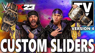 How To Make WWE 2K23 More Like AEW Fight Forever! | WWE 2K23 Custom Difficulty Sliders (Ver.4)