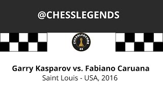 Kasparov vs Caruana. Saint Louis (USA) 2016. #chessgame #chess #ajedrez #schach