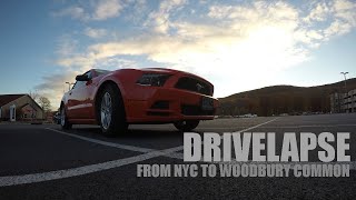 Drivelapse #01 - From New York to Woodbury Common