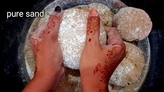 sand cement crumbling asmr|| sand dry crumbling|| satisfying asmr crumbling