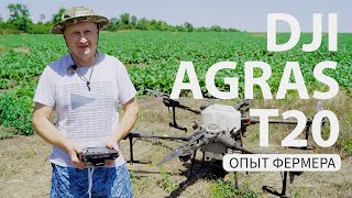 Фермерский опыт использования дрона DJI Agras T20