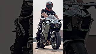 kawazaki ninja h2 wheelie🤟 🥵💥#youtubeshorts #shortvideo #viralvideo #kawasaki #ninjah2 #superbike