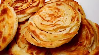 कम मेहनत में बनाएं ढेर सारा लच्छा पराठा ♥️ l Easy Laccha Paratha By Our Bihari Foods #shorts